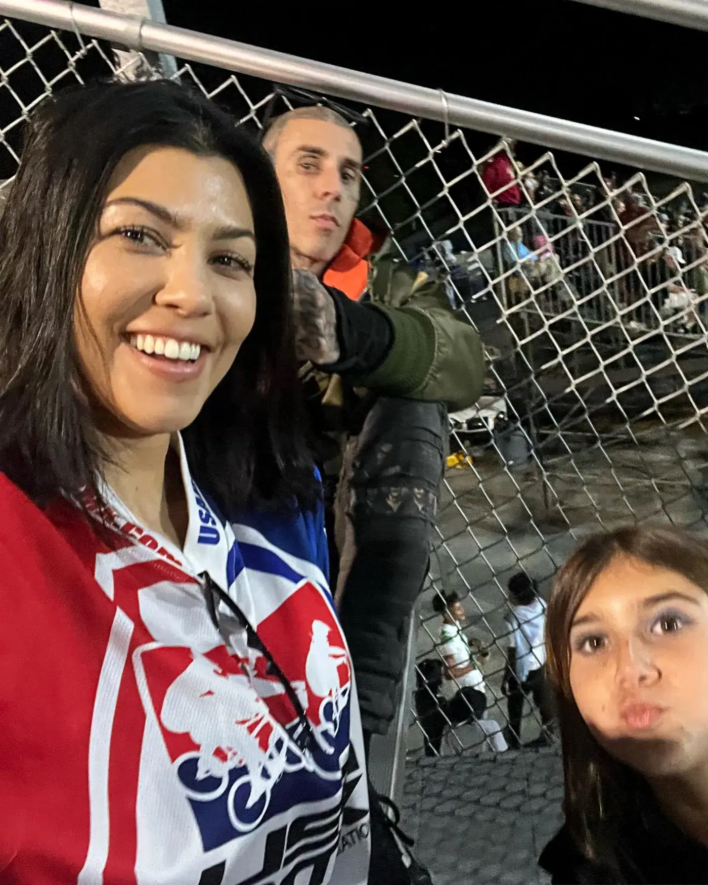 Eventually, Barker began dating younger sister Kourtney.