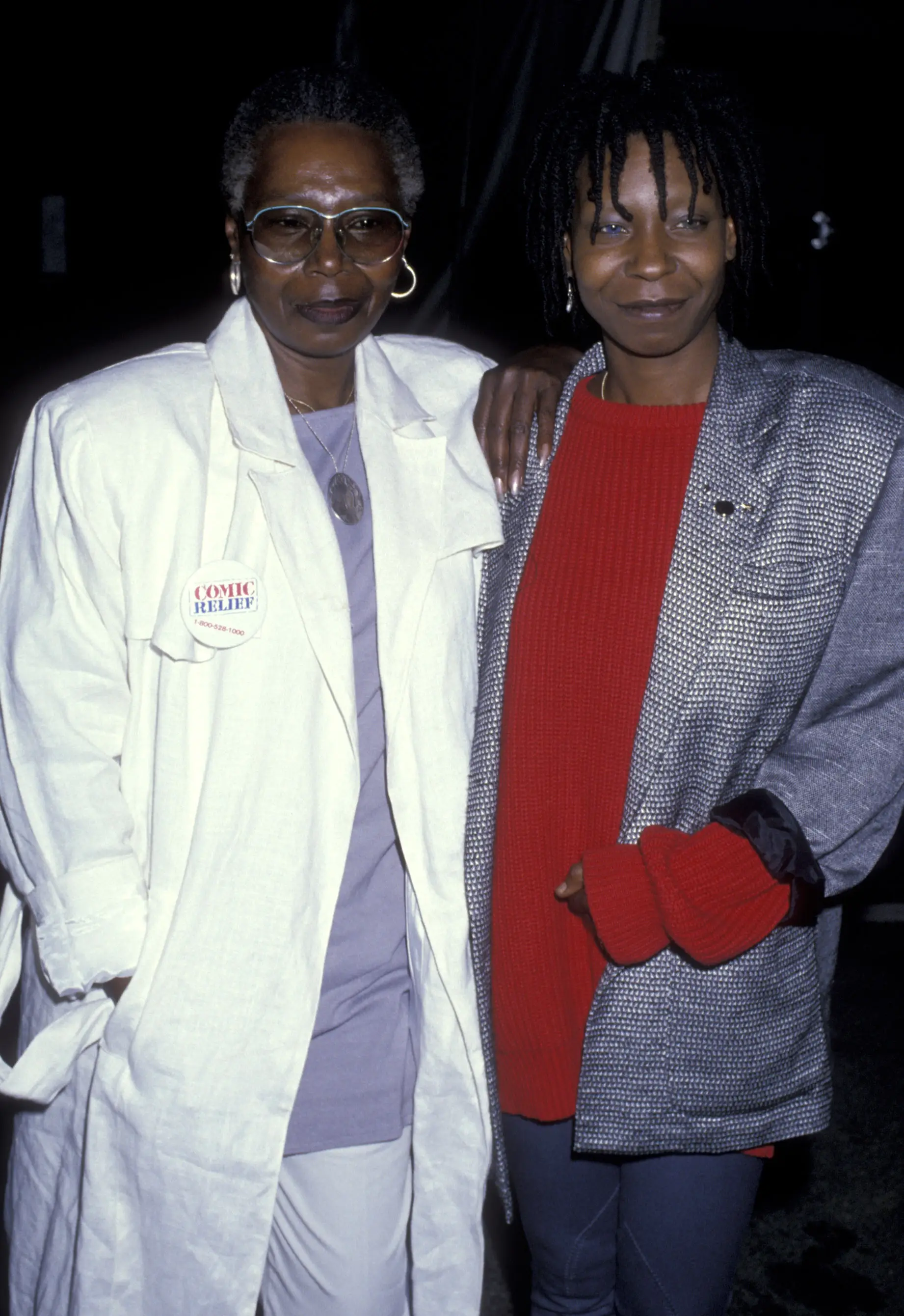 Whoopi Goldberg and her mom. (Ron Galella, Ltd./Ron Galella Collection via Getty Images) 