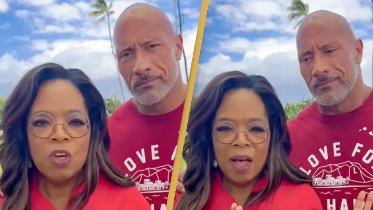 Oprah Winfrey and Dwayne Johnson face backlash after asking fans to donate to Maui fires