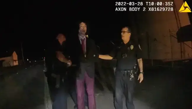 One of the actor's bizarre arrests in Hawaii was captured through bodycam footage.