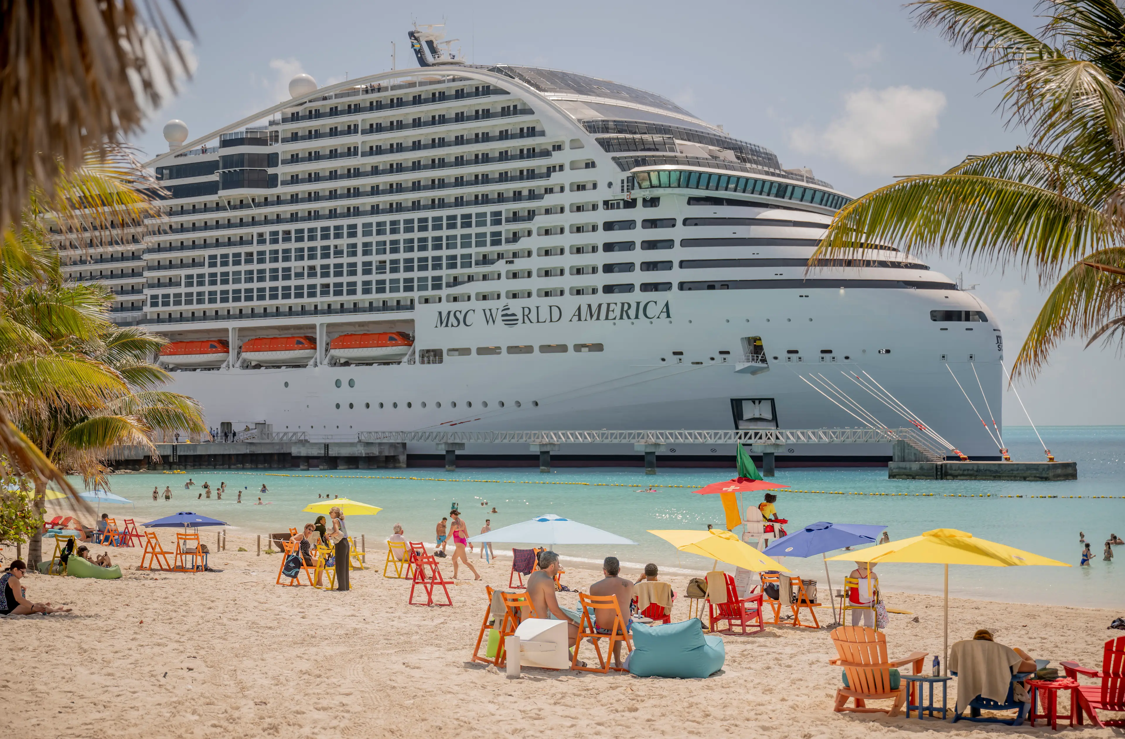 Cruise ships are frequent visitors to The Bahamas (Anthony Devlin/Getty Images for MSC World America)
