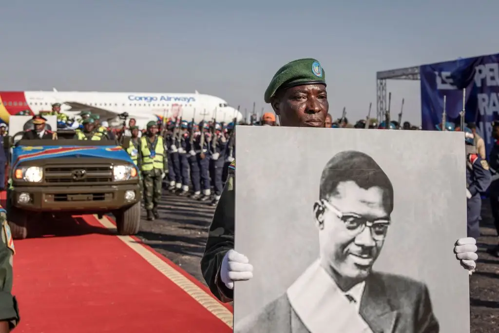 Lumumba's mortal remains returned to the DRC (Photo by ARSENE MPIANA/AFP via Getty Images)