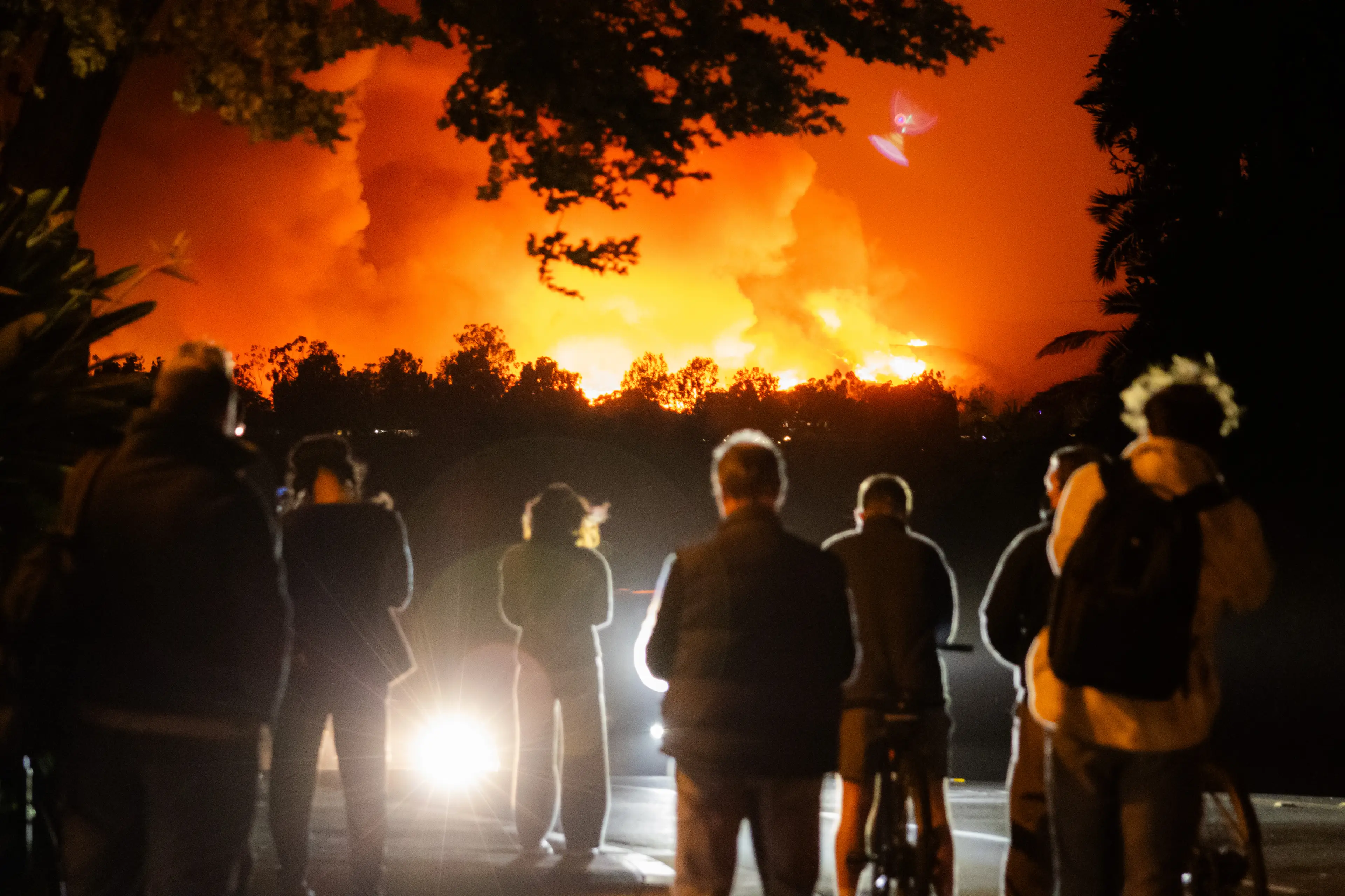 The YouTuber has been praised by showing a different view of the wildfires (Tiffany Rose/Getty Images)