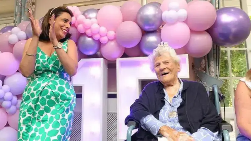 Ethel is 116 years old (Hallmark Care Homes)