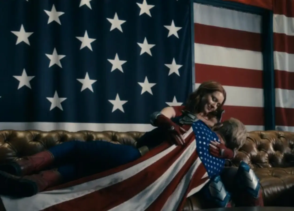 Yep... this is pretty integral Homelander's character believe it or not (Prime Video)