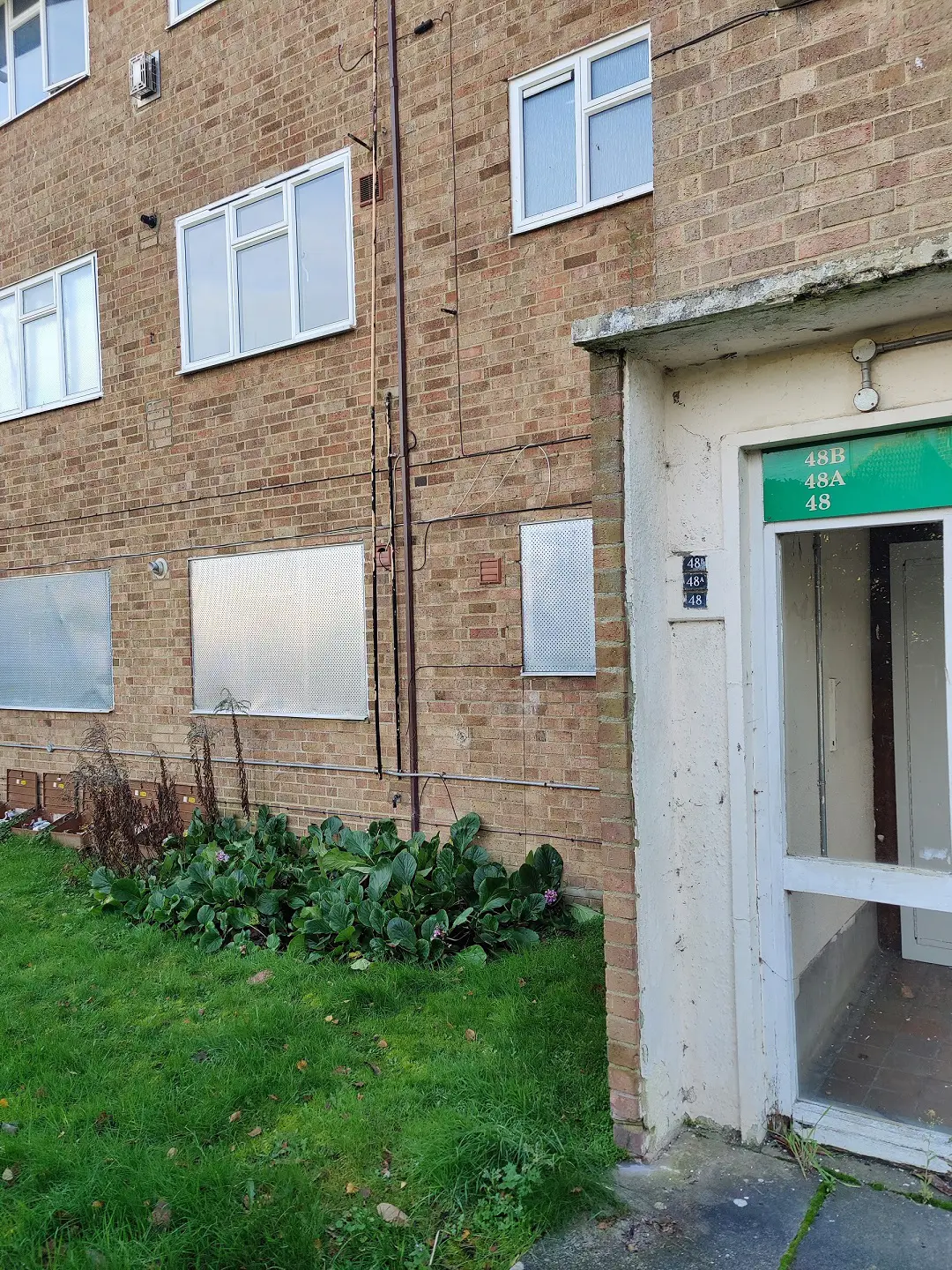 The flat where Ms Winham was found years after her death (PA)