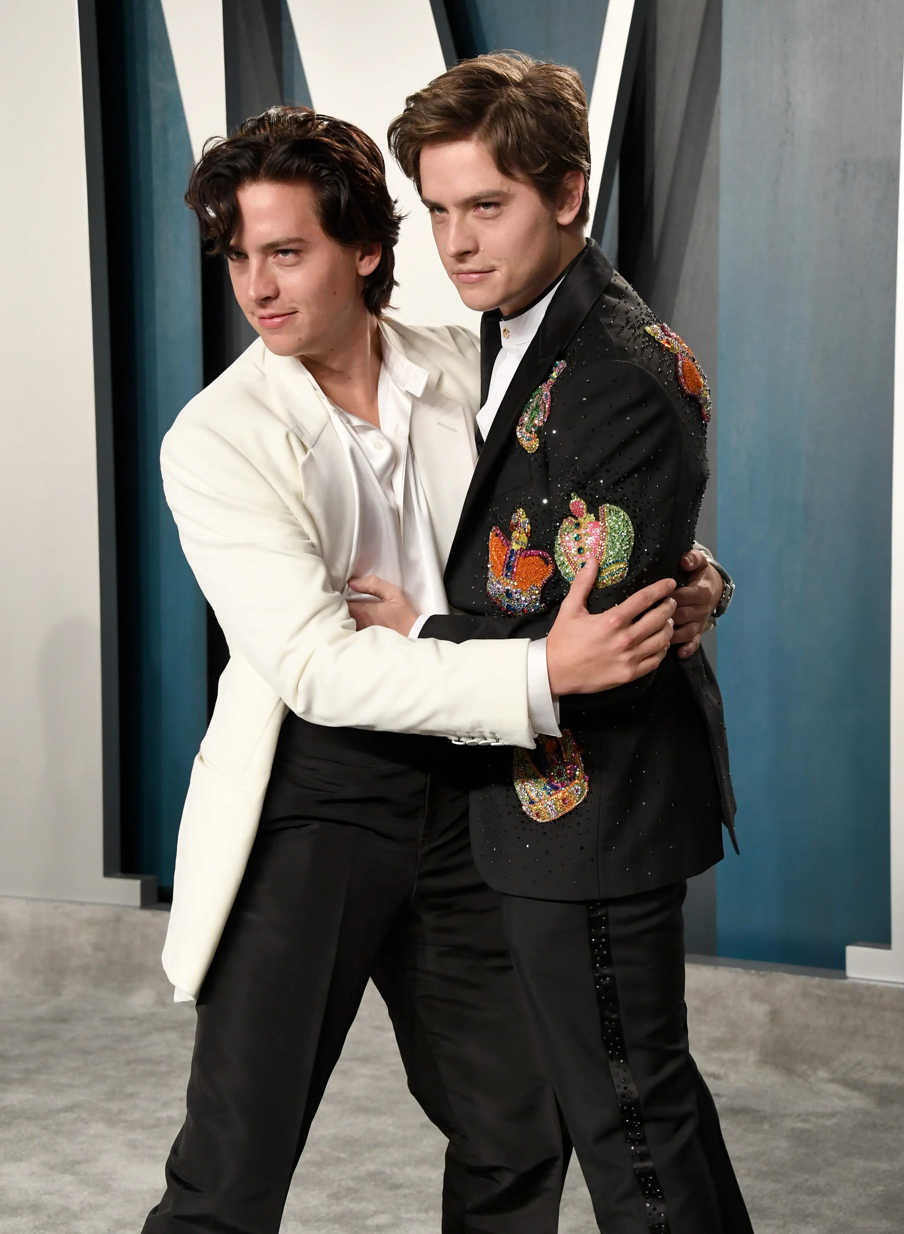 Dylan and Cole Sprouse pictured in 2020 (Jon Kopaloff/WireImage)