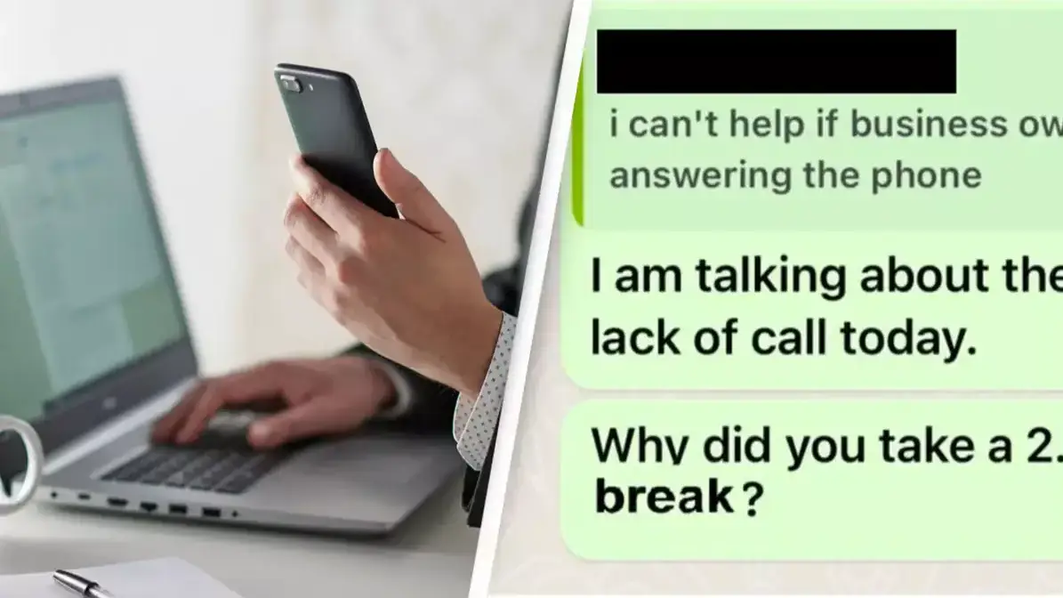 Boss fires three employees working from home after checking their call logs