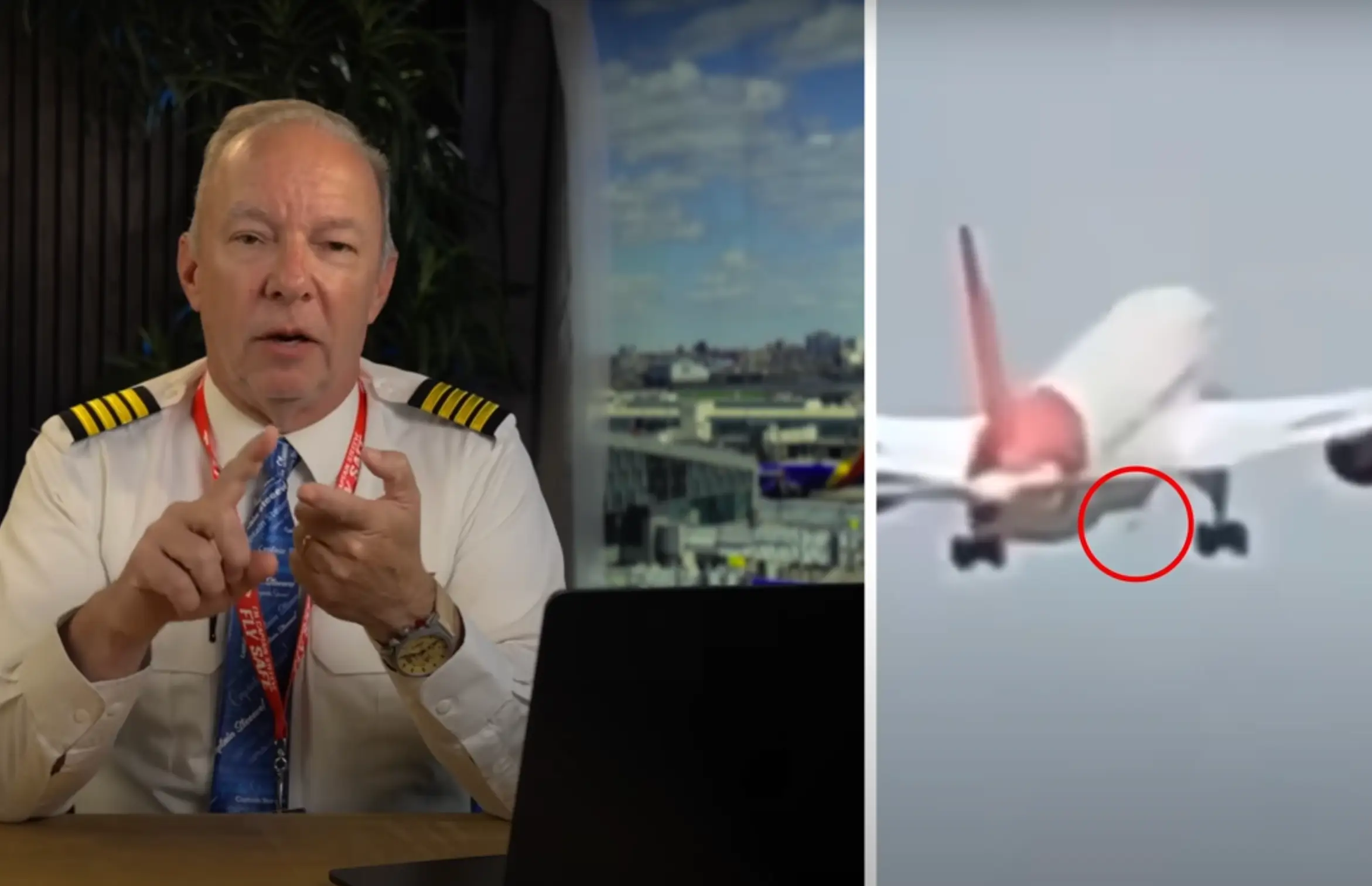 Captain Steve broke down the 'evidence' he says points to the cause of the crash (Captain Steve/YouTube)