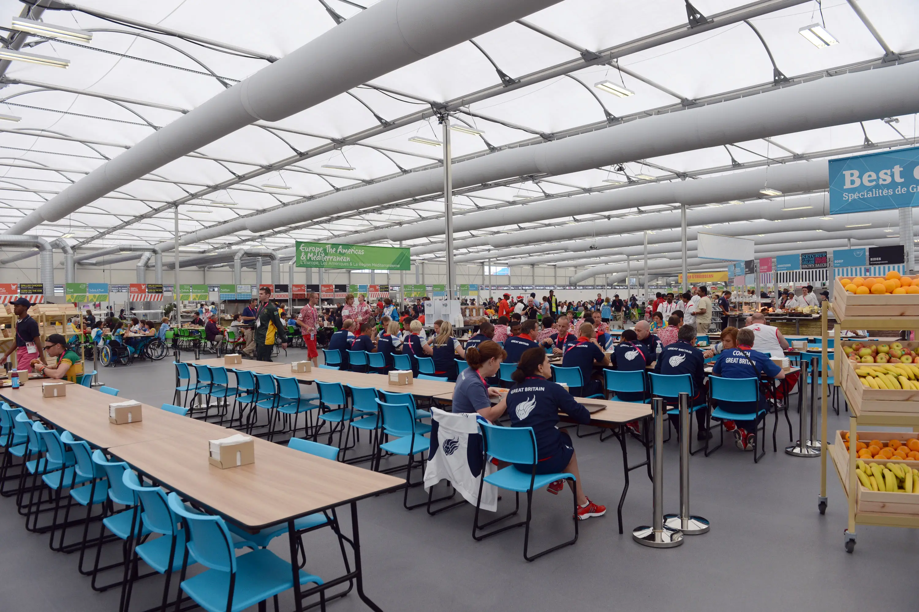 The London Olympic village reportedly had a 24 hour food hall, now that is living.(Anthony Devlin - WPA Pool/Getty Images)