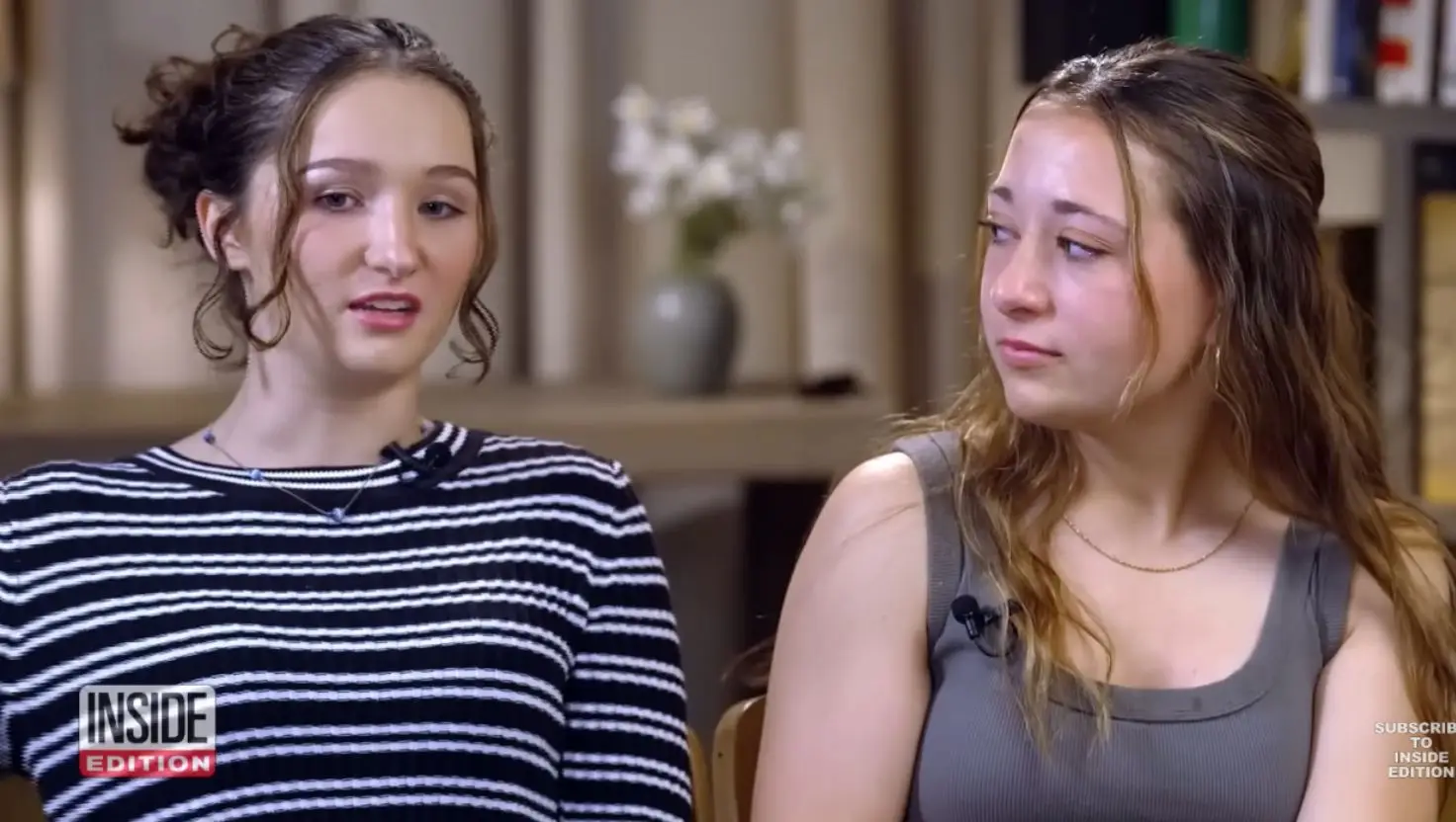 Eva Aponte (left) and Avery Bryan (right) were rescued after 16 hours at sea (Inside Edition/YouTube)