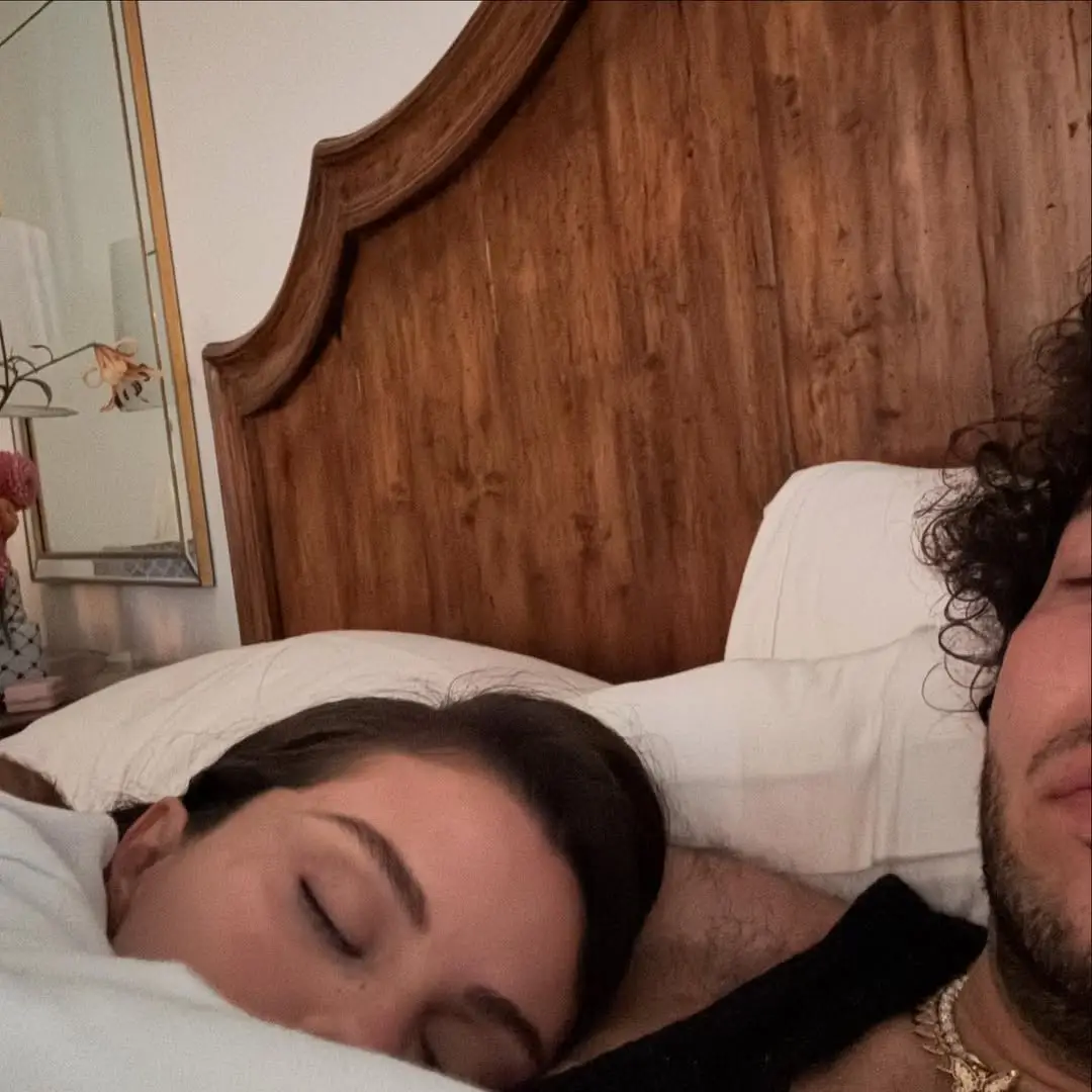 Blanco also posted a picture of the couple in bed together (Instagram/@itsbennyblanco)