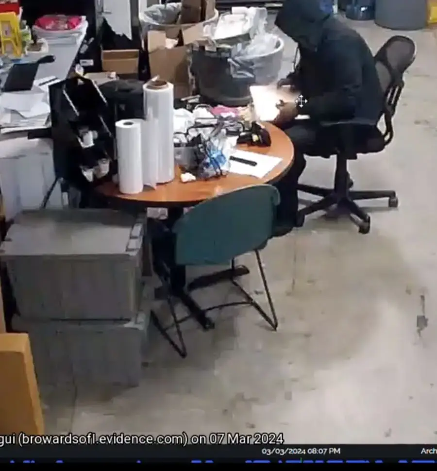 Bazile has been charged with grand theft, which is a felony offense in Florida. (Broward County)