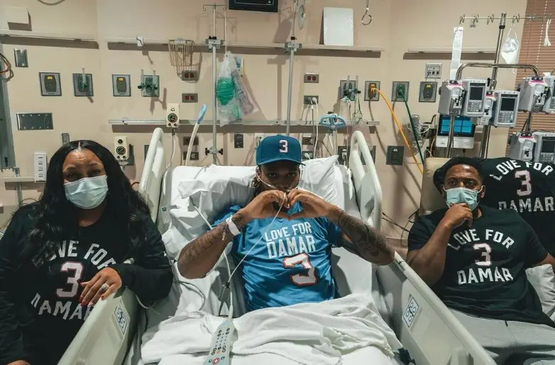 Damar Hamlin has been posting on social media since his medical emergency.