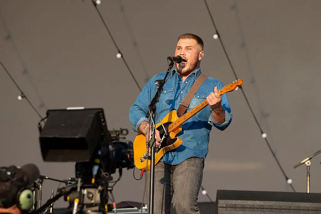 Zach Bryan served in the Navy for eight years (James Smith/Sam Snap/Getty Images)