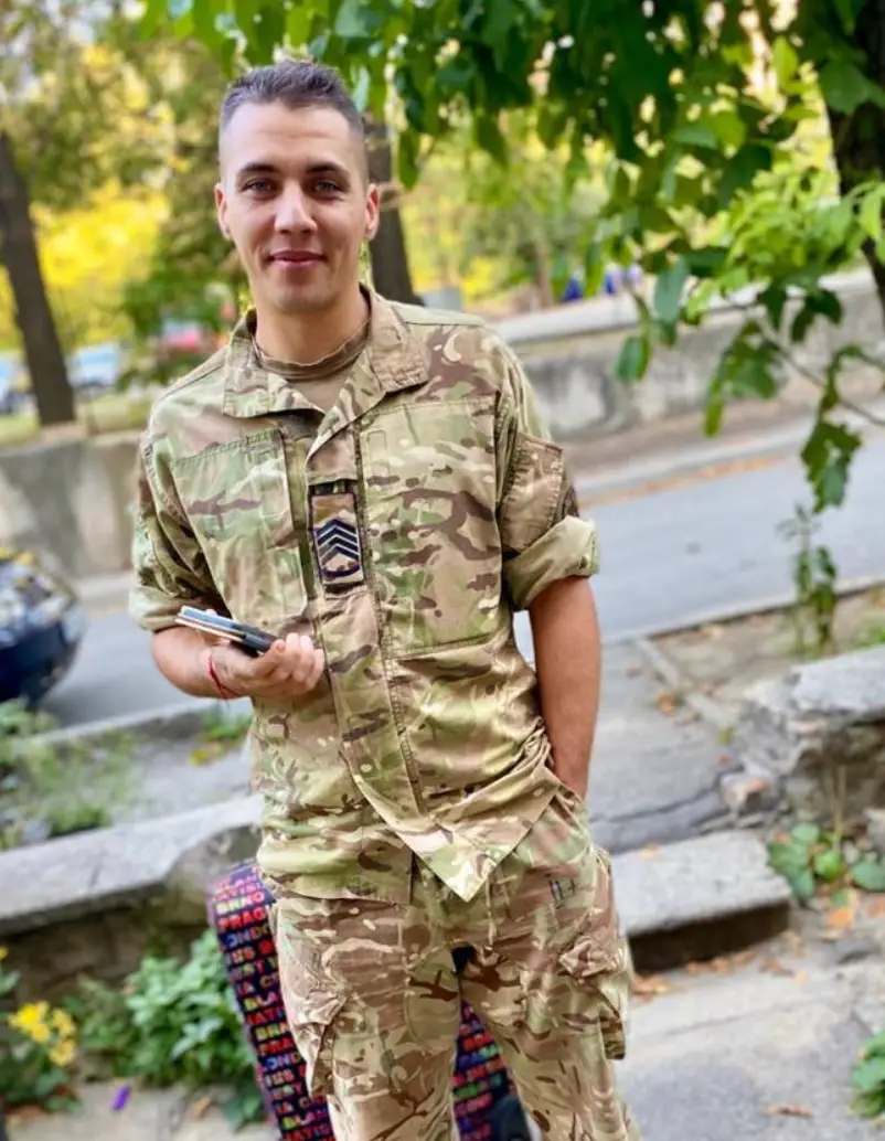 Vladislav pictured before his life-changing injuries (Suspilne Dnipro)