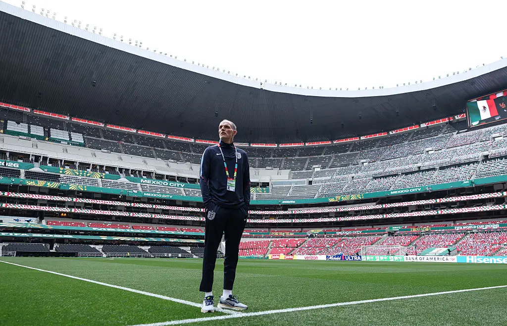 The Three Lions are hoping to advance to the quarter finals . (Photo by Eddie Keogh - The FA/The FA via Getty Images)