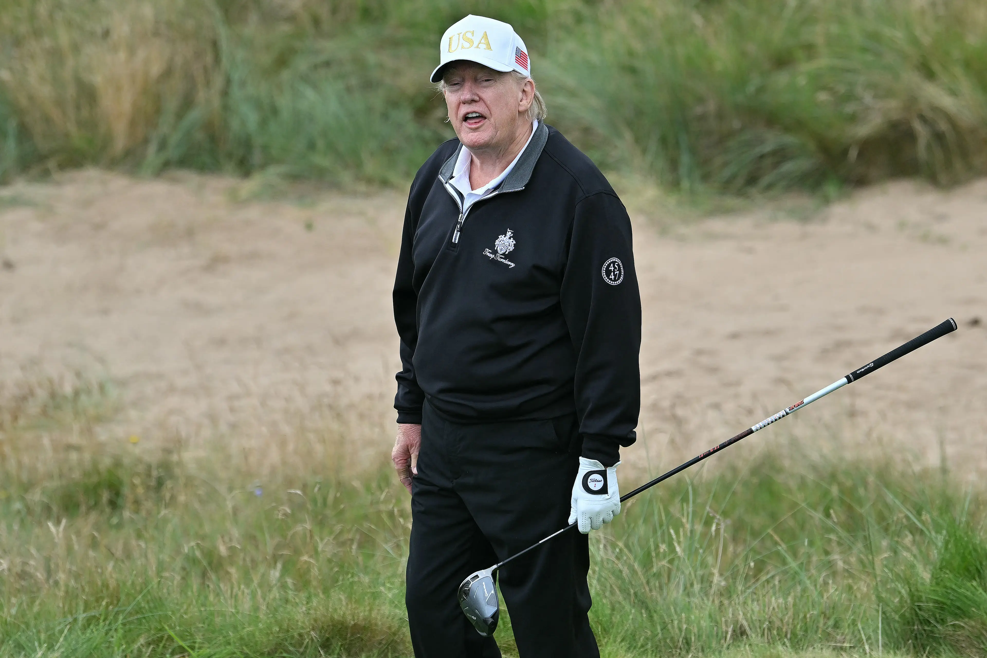Trump has previously played golf with Harry Kane (ANDY BUCHANAN/AFP via Getty Images)
