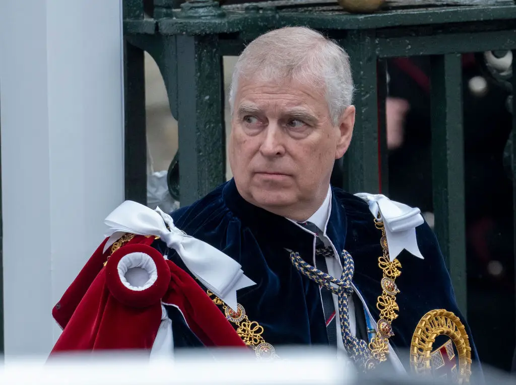 Prince Andrew released a statement last week announcing the resignation of his royal titles (Mark Cuthbert/UK Press via Getty Images)