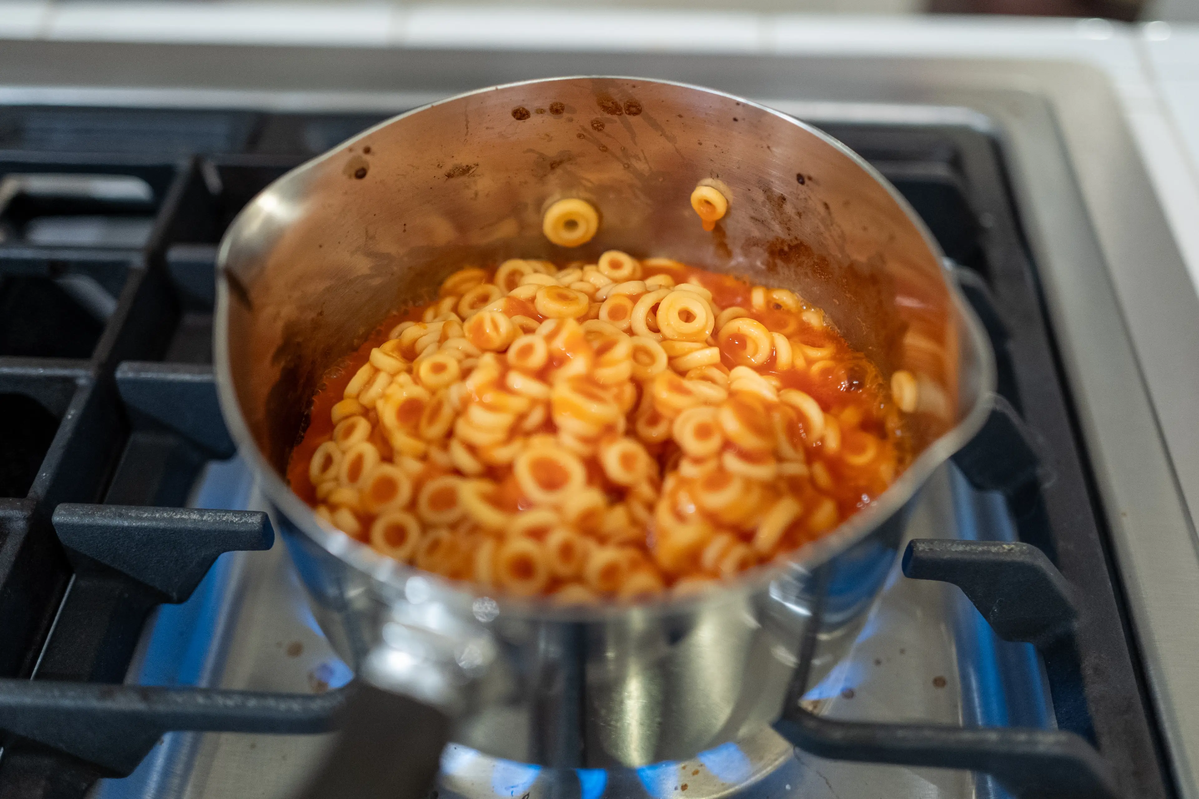 He wanted spaghettios with meatballs (Smith Collection/Gado/Getty Images)