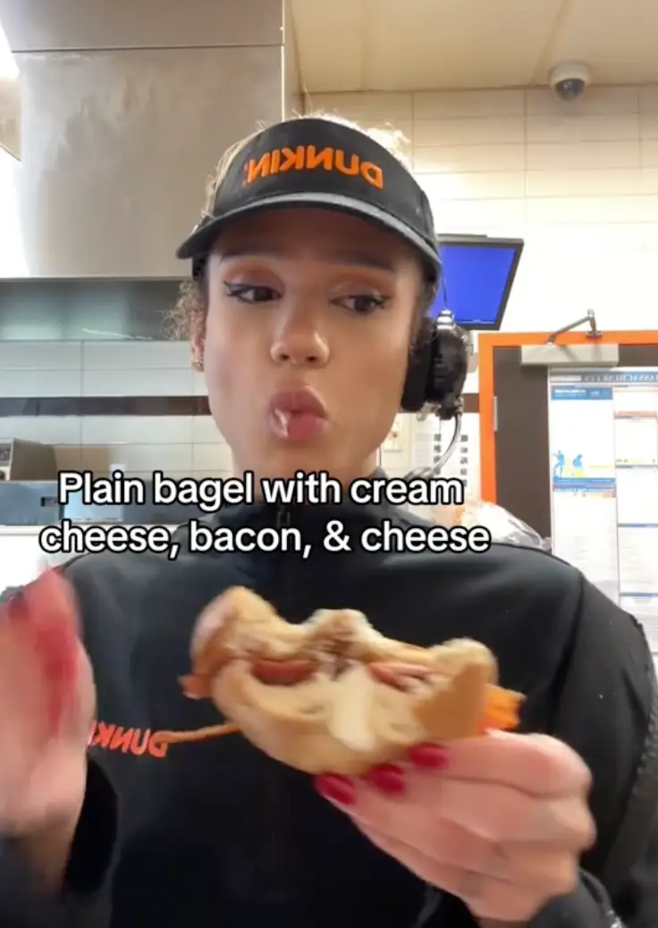 Avani tried a range of items from the Dunkin' menu.