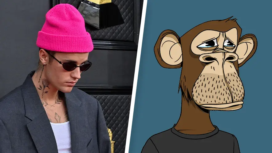 Justin Bieber paid $1.3 Million for a Bored Ape NFT but now it’s only worth around $67,000