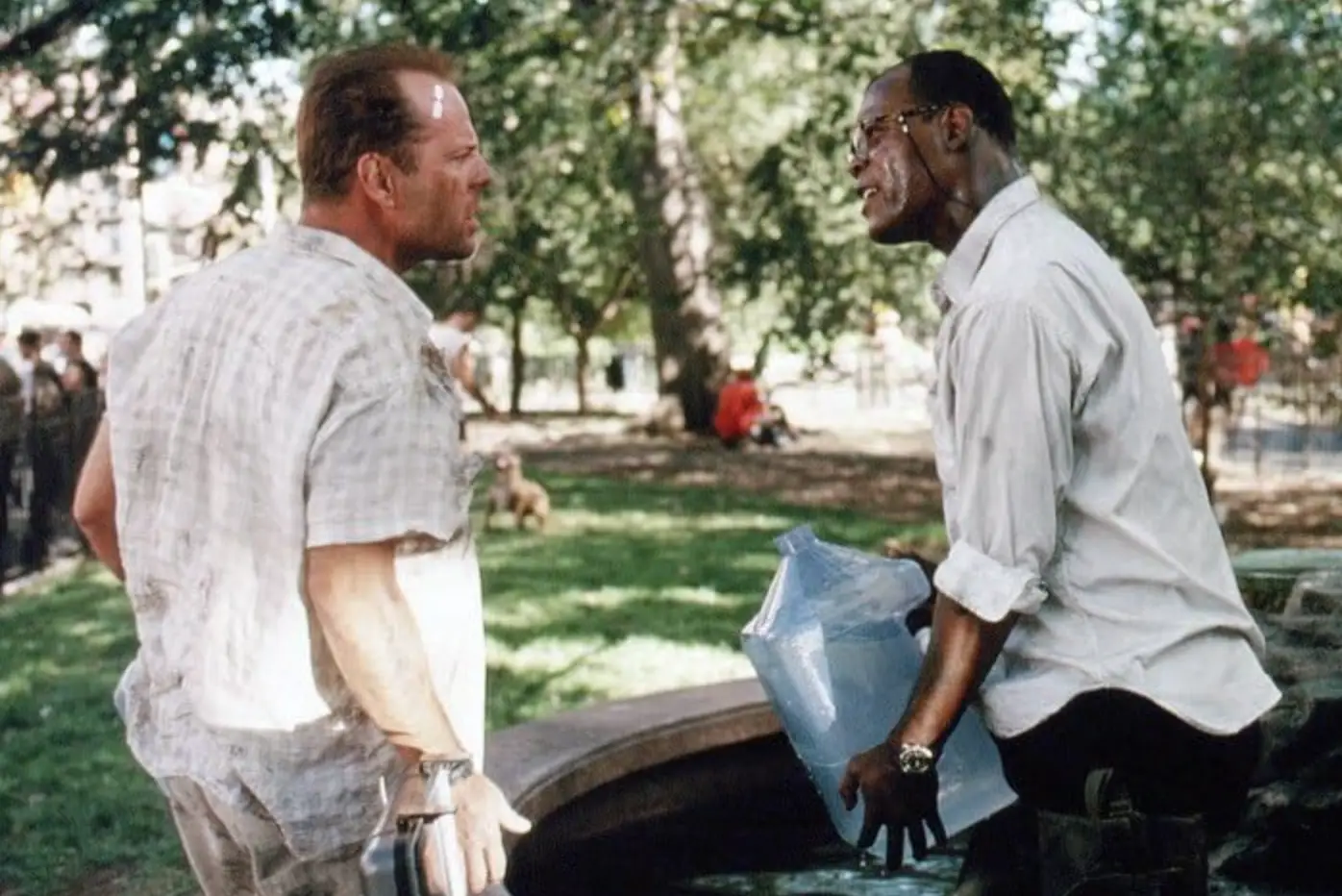 Bruce Willis and Samuel L. Jackson both starred in Die Hard with a Vengeance (20th Century Fox)