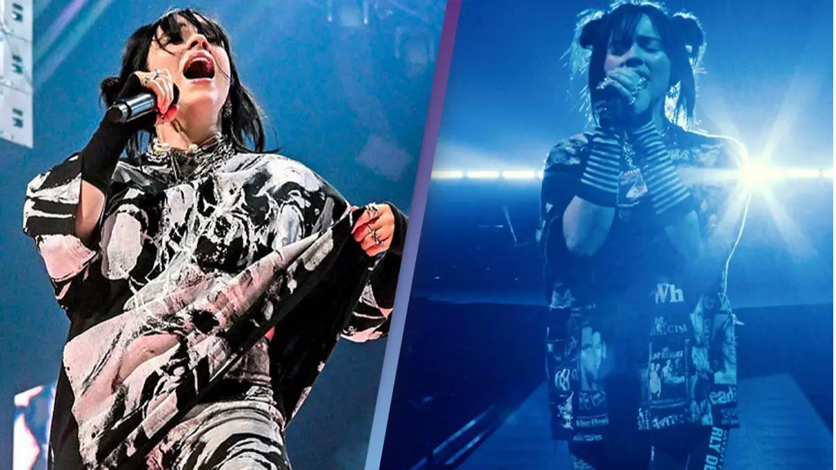 Fan's enthusiasm at Billie Eilish concert sparks anger as she drowns out the singer