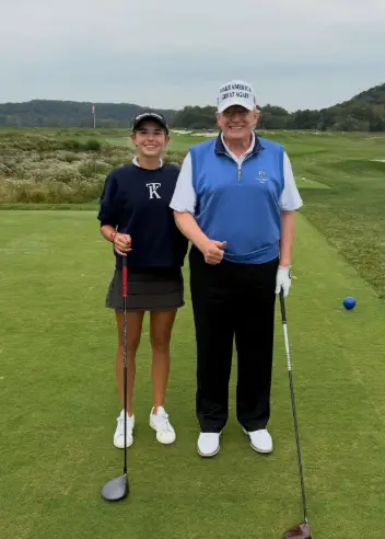 Kai Trump revealed what it takes to be a golfer (Instagram/ @kaitrump)