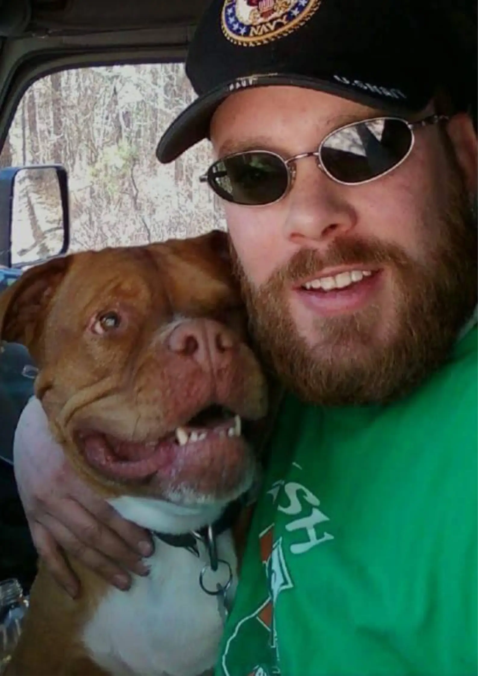 Richard's dog Sapphire passed away after the fundraiser was taken down.