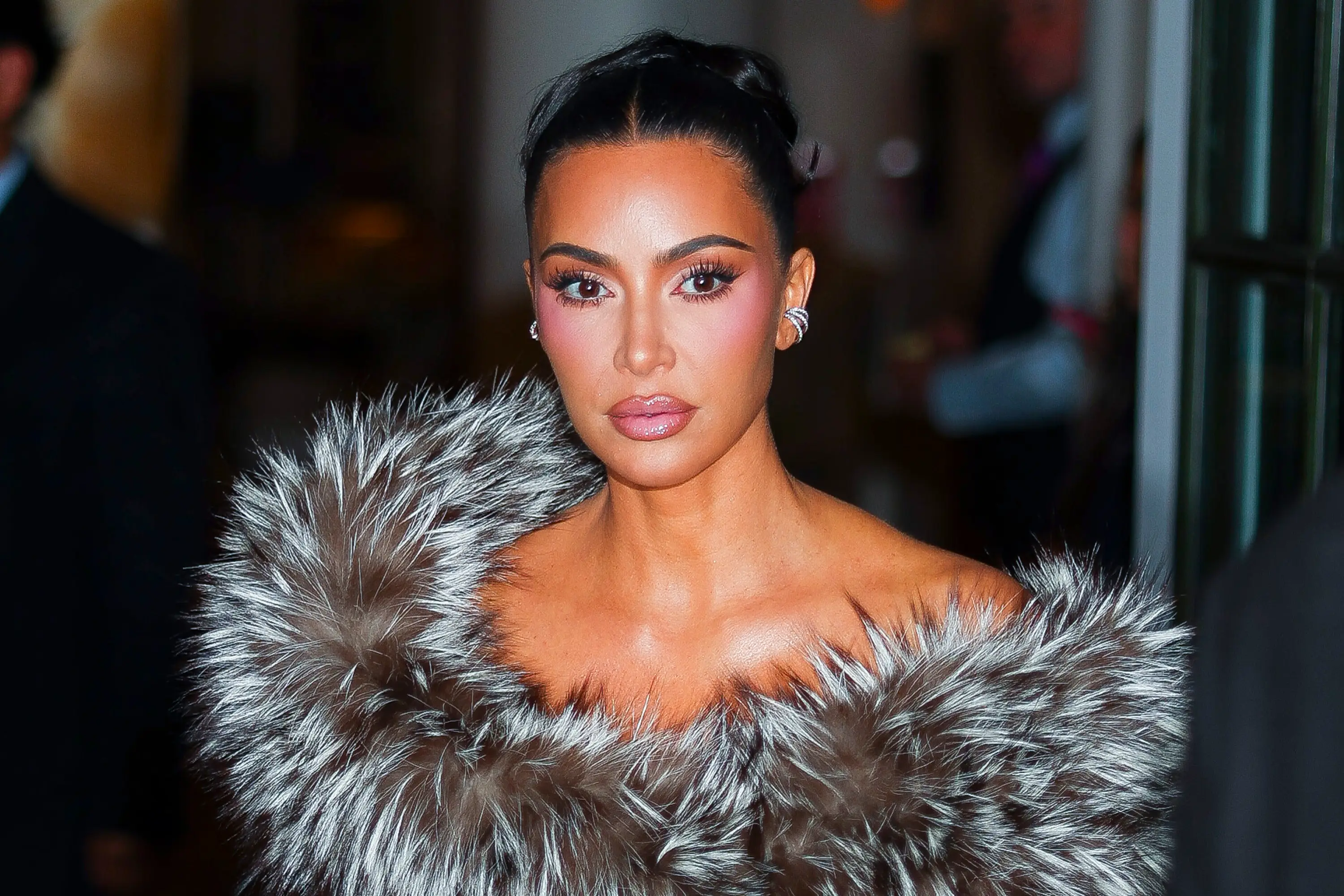 While Kim Kardashian is known at the moment for starring in the legal drama All's Fair, she's also been studying to become a lawyer (Aeon/GC Images/Getty)
