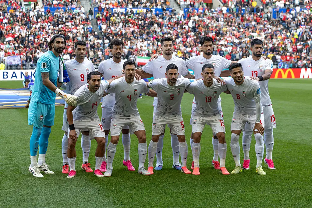 Austria and Algeria played to a thrilling 3-3 draw Saturday night in what amounted to a win-win result in their World Cup group stage finale, allowing both to advance to the knockout round while eliminating Iran from the tournament.(Photo by Al Sermeno/ISI Photos/ISI Photos via Getty Images)