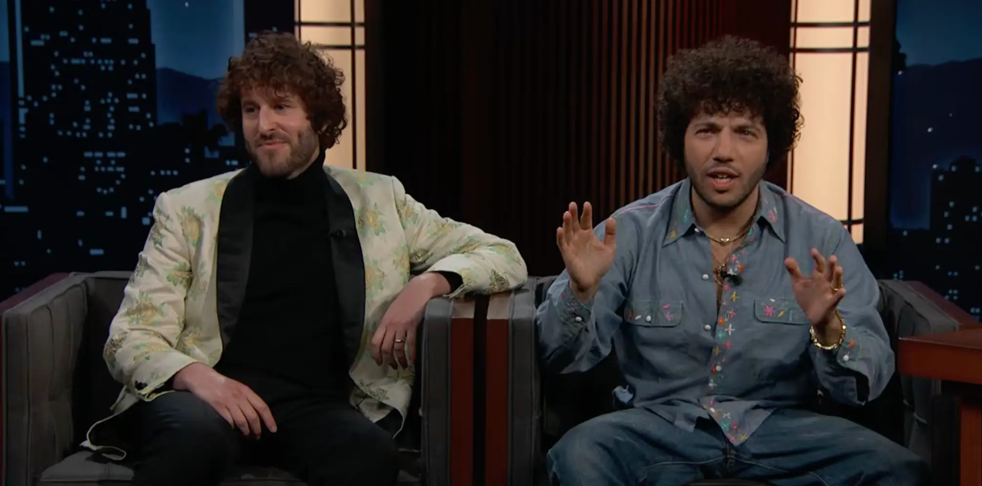 Benny Blanco defends himself on Jimmy Kimmel Live! (YouTube/Jimmy Kimmel Live)