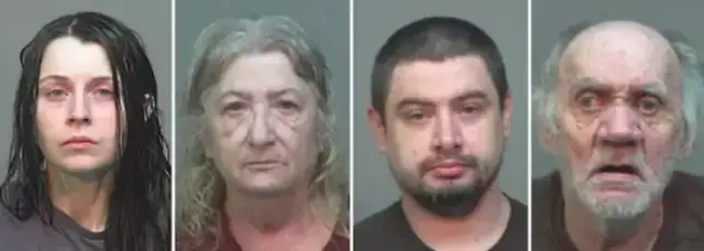 The four adults were charged with child endangering in Ohio (Southeast Ohio Jail)