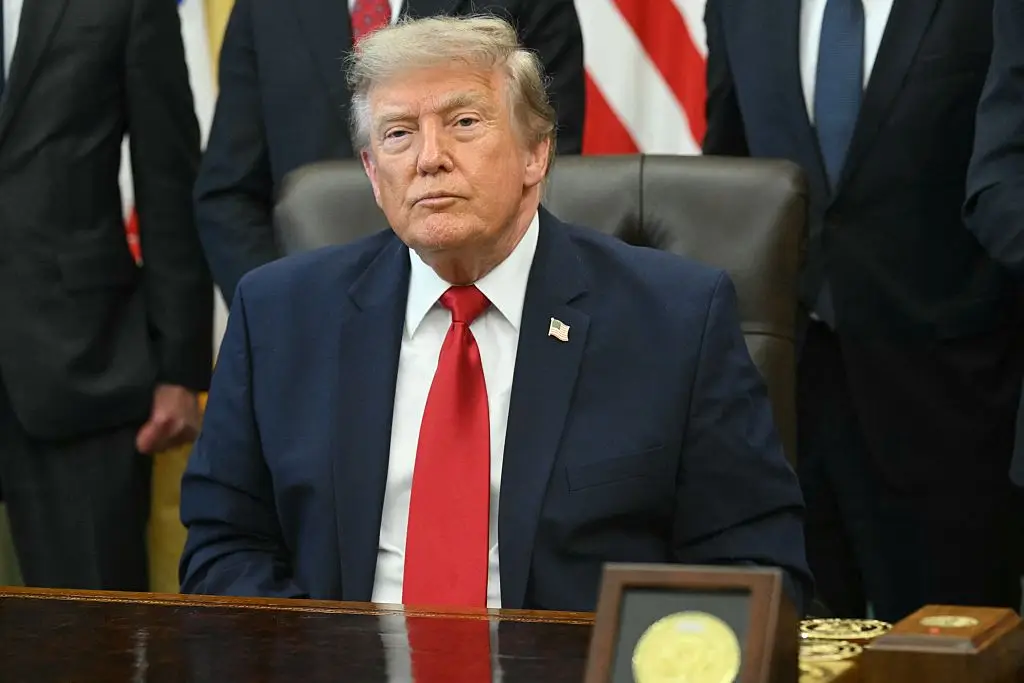 Trump gave the late senator a score out of 100 in the wake of his death. (SAUL LOEB / AFP via Getty Images)