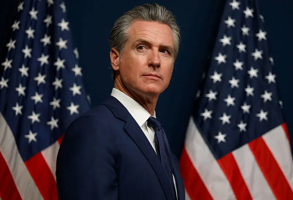 California Governor Gavin Newsom signed a new law on Monday (Justin Sullivan/Getty Images)