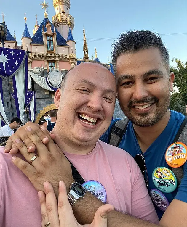 The happy couple posted pictures after getting engaged.