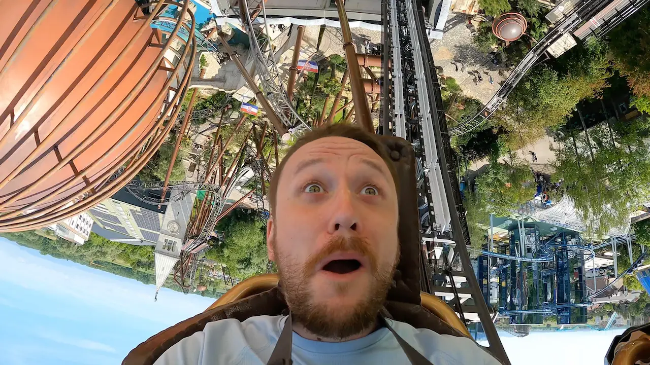 Sean said there's one ride that will still 'terrify him until he dies' (Lift Hills and Thrills/YouTube)
