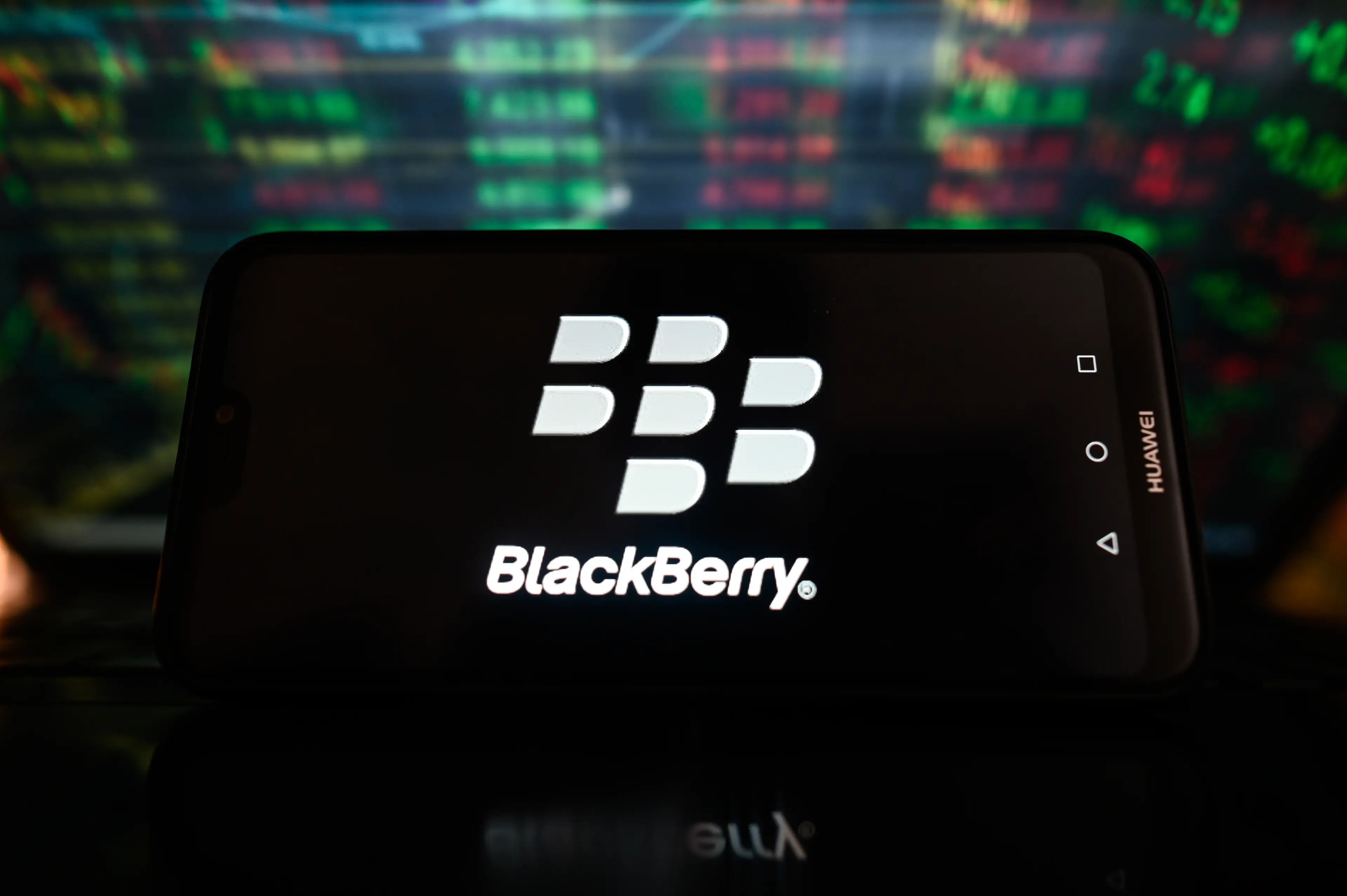 BlackBerry's logo (Omar Marques/SOPA Images/LightRocket via Getty Images)