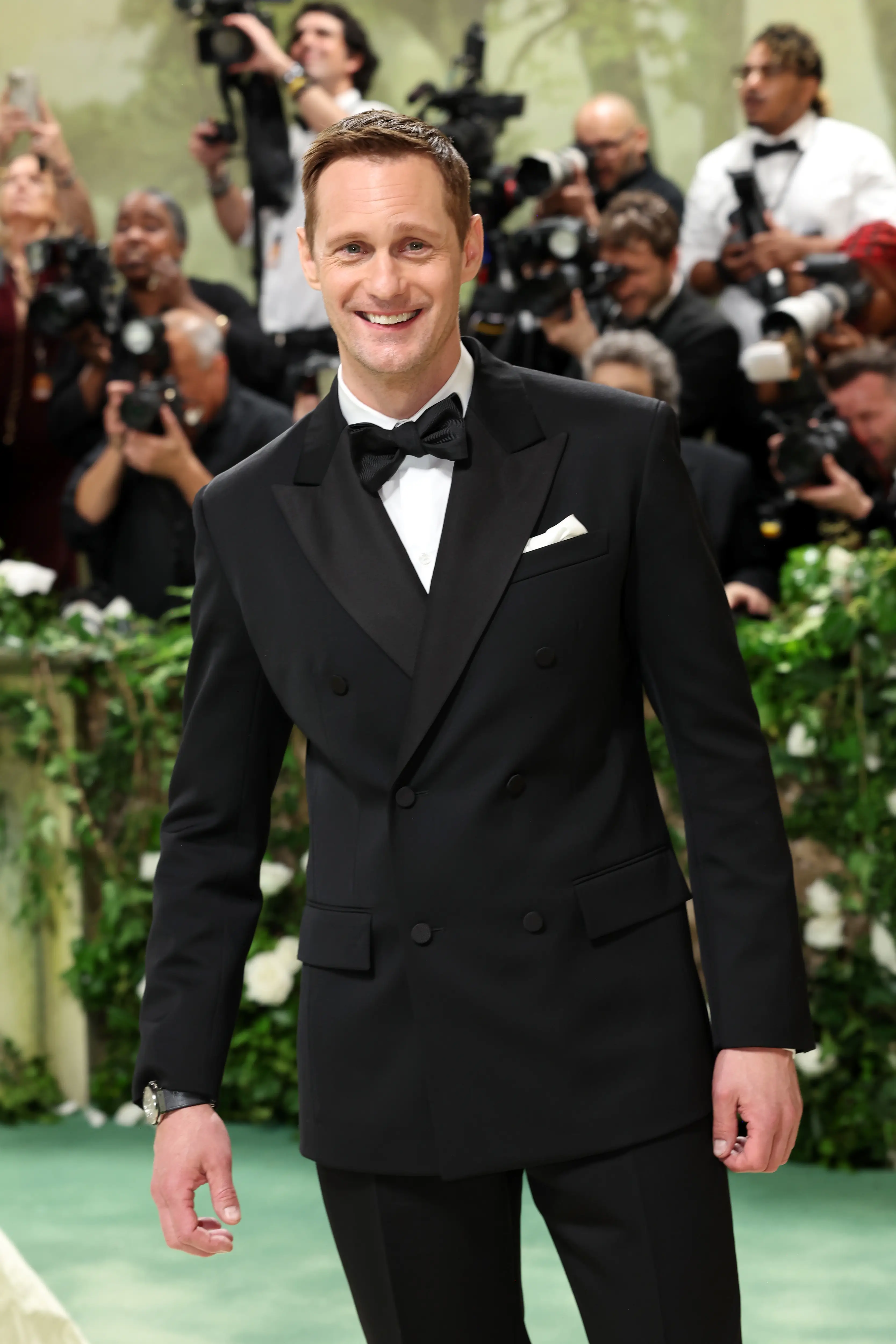 Alexander Skarsgård also stars in the new movie. (Marleen Moise/Getty Images)