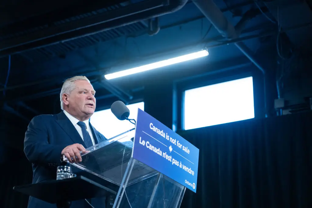 Doug Ford has slammed the brakes on the electricity tariff (Katherine KY Cheng/Getty Images)