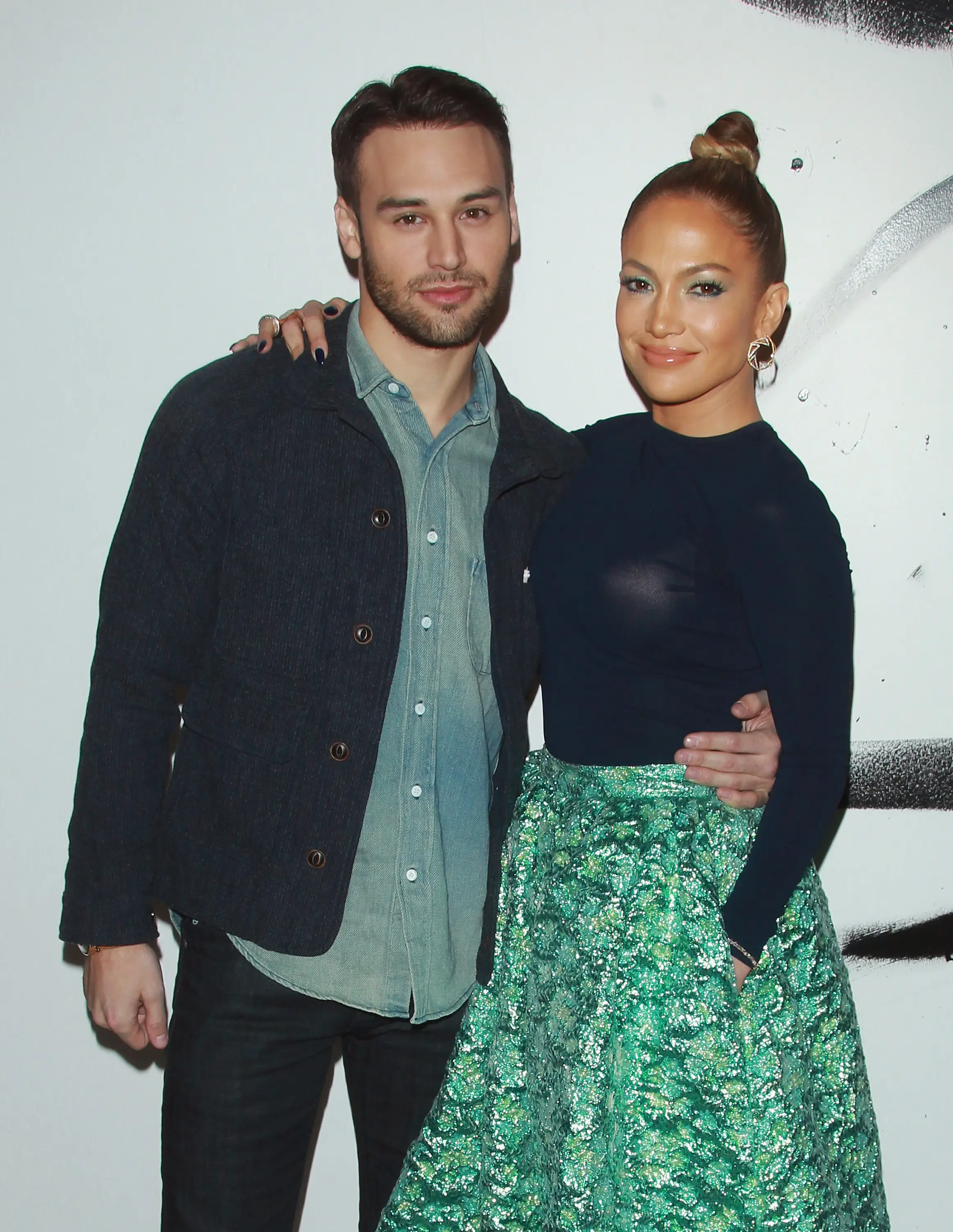 Ryan Guzman and Jennifer Lopez were co-stars on The Boy Next Door. (Jim Spellman/WireImage/Getty)