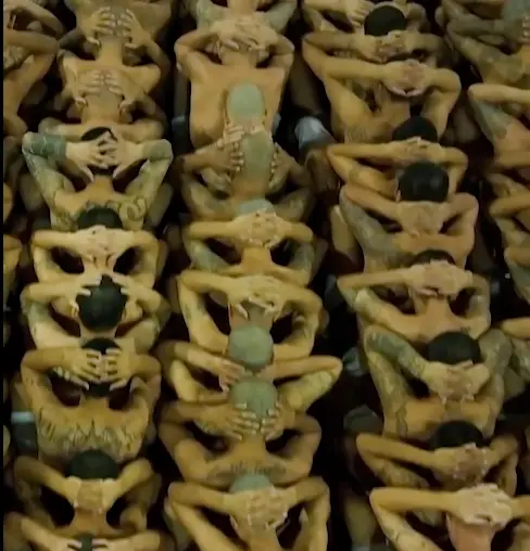 The first 2,000 gang members were transferred to the centre yesterday.