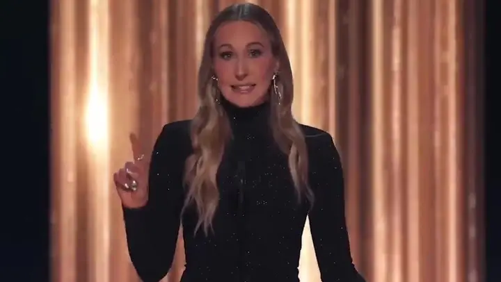 Nikki Glaser at the Roast of Tom Brady (Netflix)