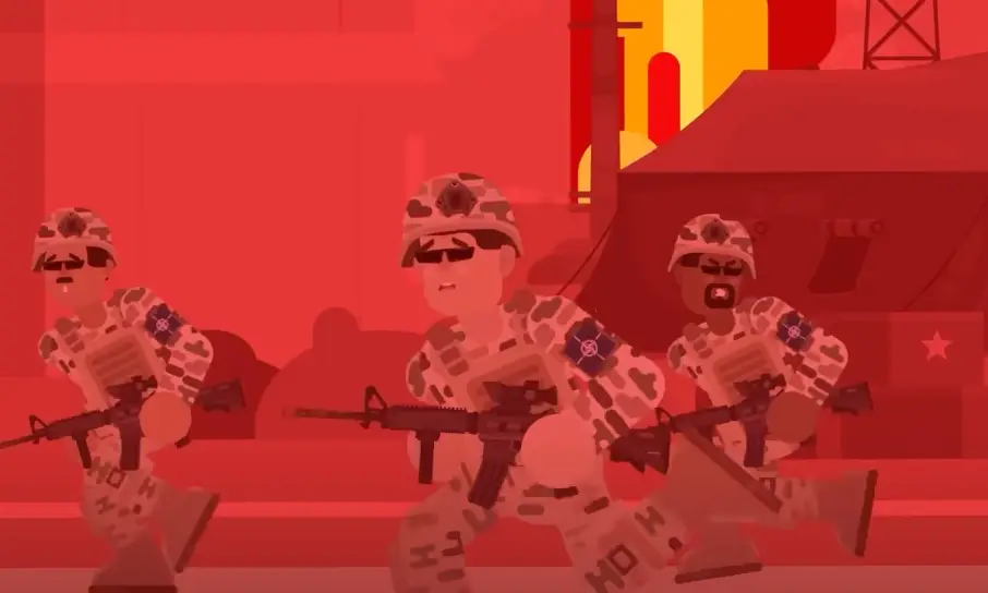 There would be quite a few targets if the US was under attack (Inforgraphics Show/YouTube)