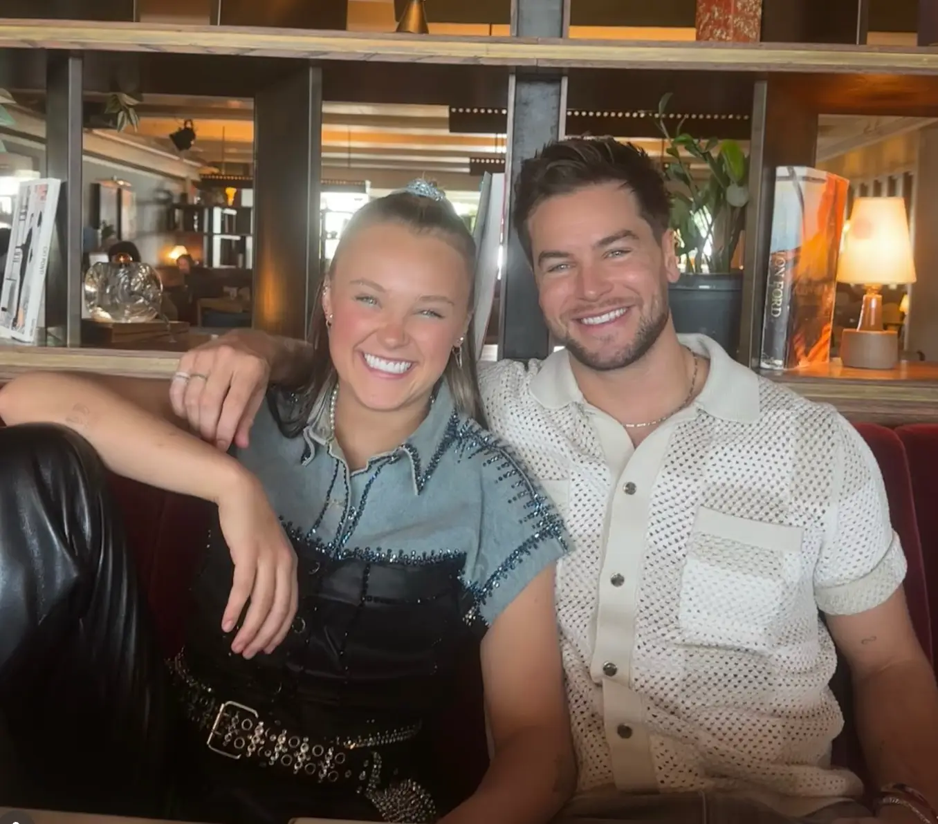 JoJo Siwa and Chris Hughes met on Celebrity Big Brother (chrishughesofficial/Instagram)
