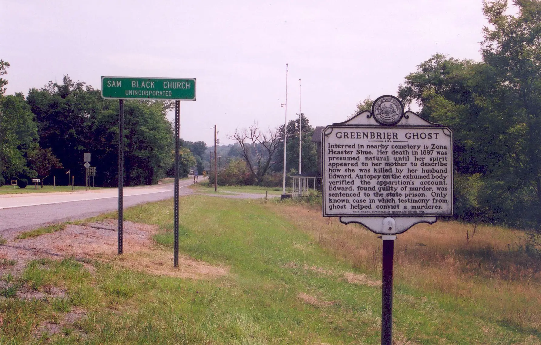 A sign describing the event. NB/TRAN / Alamy Stock Photo