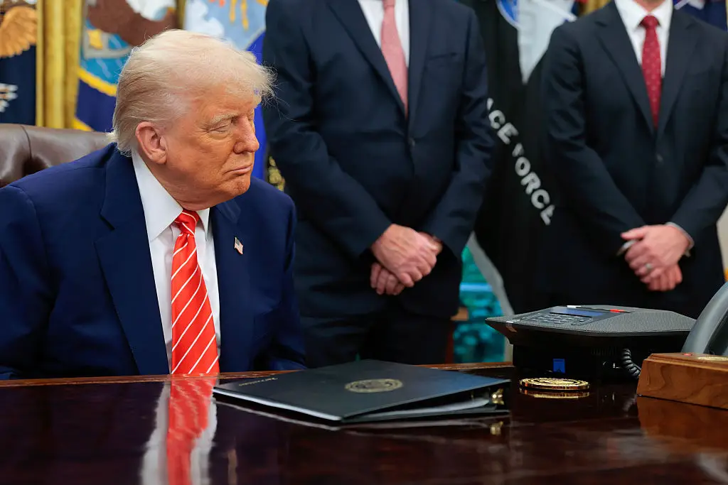 Trump made the deal with the UK on May 8 (Anna Moneymaker/Getty Images)