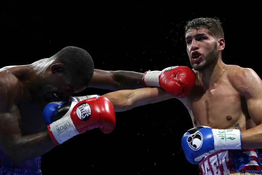 The boxer, seen here fighting Terrel Williams back in 2015, died at the age of 33, his family confirmed (Patrick Smith/Getty Images)
