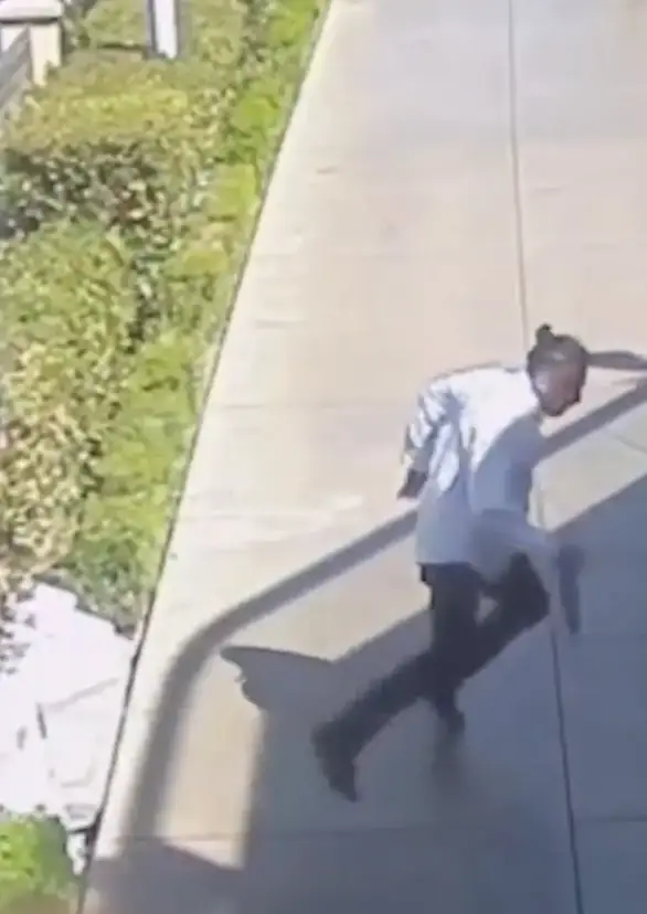 CCTV footage shows Barrios attacking one of the victims (KLAS)